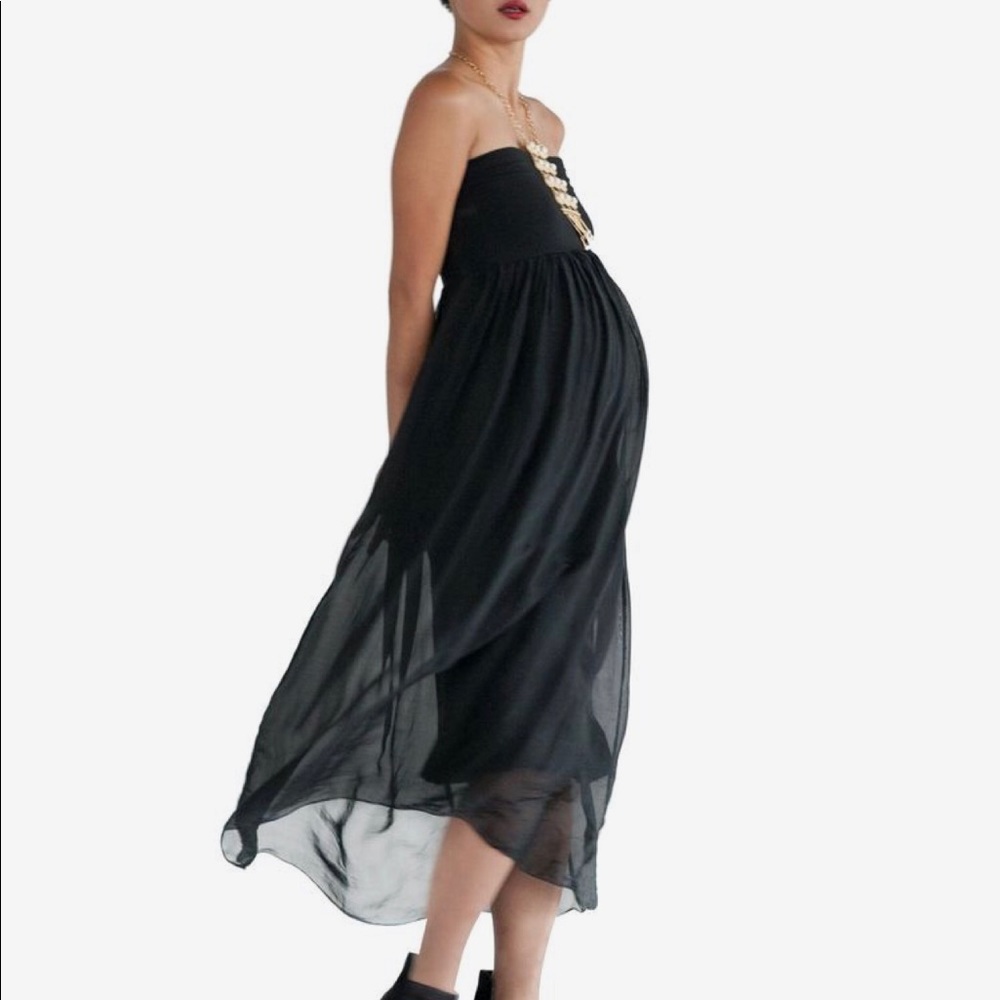 Maternity (or not) 2 in 1 REAL SILK skirt or dress - Picture 1 of 5